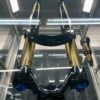サスペンション【ツヤあり塗装】(マウンテンバイクなど)  チタンの鎧＆コーティング